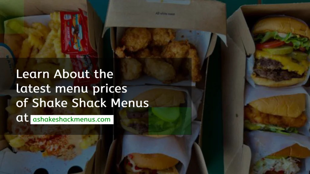 Shake Shack Menus 1 shake shack menu