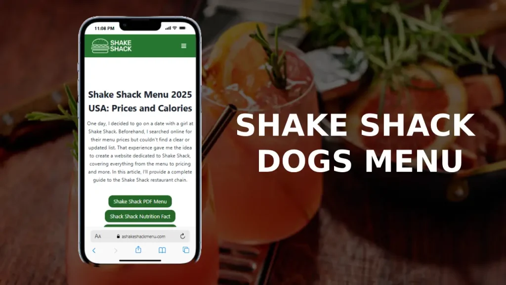 Shake Shack Dogs Menu